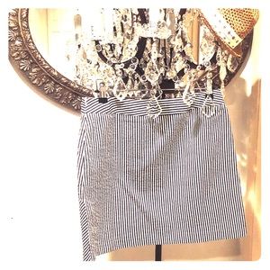 Blue Pin Stripe Skirt